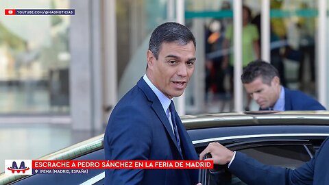 🇪🇸 Patriotas montan un escrache al 'felón' socialista Pedro Sánchez en IFEMA (26 nov 2023)