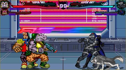 Mugen: Rocksteady/Bebop vs Snake Eyes/Cobra Commander