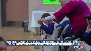 Visually impaired school students showcase their skills in Regional Braille Challenge