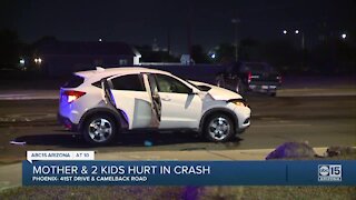 PD: Two children, one adult injured in hit-and-run in west Phoenix