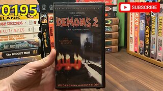 [0195] DEMONS 2 (1986) VHS INSPECT [#demons2 #demons2VHS]