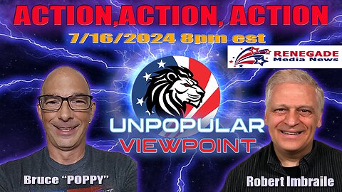 Action NOT Words!!! 7/16/24 8pm est with Robert Imbraile