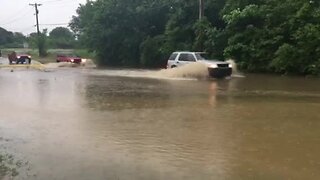 Flooding in Claremore on East 490 Road