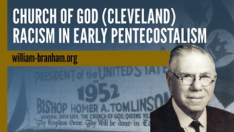 Church of God (Cleveland) - Racism in Early Pentecostalism