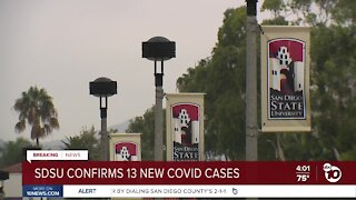 SDSU confirms 13 new COVID cases