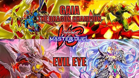 GAIA VS EVIL EYE! | MASTER DUEL ▽ GAMEPLAY! | YU-GI-OH! MASTER DUEL CLIPS!