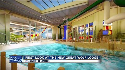 Great Wolf Lodge Illinois releases water park slide renderings