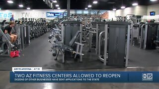 Two Arizona fitness centers allowed to reopen