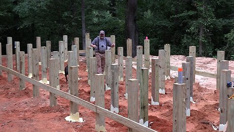 Cabin Build Part 7 - Piers for the Cabin Foundation