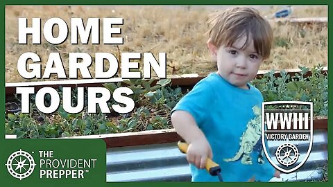 WWIII Victory Garden: Impressive Home Garden Tours and Our 90-Day Challenge Kickoff