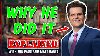 Rep Matt Gaetz Goes on Record on Why He Moved on McCarthy and What's Next