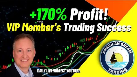 +170% Profit - VIP Member's Day Trading Success