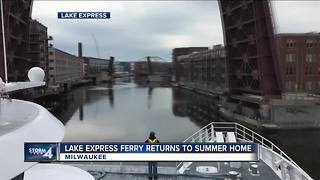 Lake Express returns to summer home