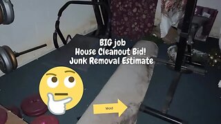 Big Junk Removal Job - House cleanout estimate inside and out with a shop!