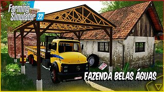 FUI MORAR NO SÍTIO BELAS ÁGUAS - MAPA MAIS REALISTA DO FARMING SIMULATOR 22 - NO COMMENTARY