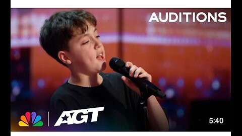 12-year-old Alfie Andrew in AGT