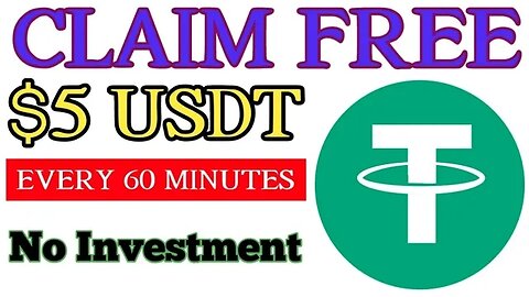 free usd - claim $5 every 60 minutes | no deposit