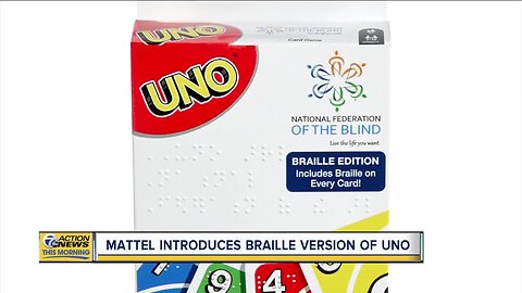 Mattel introduces Braille version of UNO
