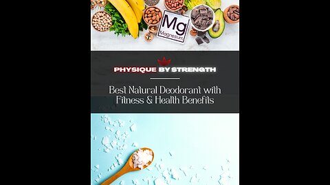 Best Natural Deodorant with Fitness & Health Benefits