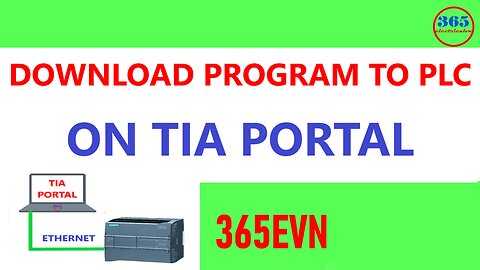 0166 - Download S7-1200 PLC program on TIA Portal
