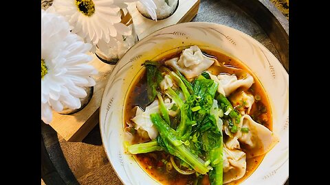 Szechuan Wonton Soup 四川辣馄饨