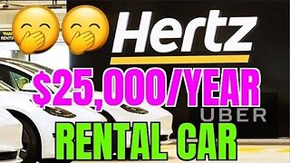 🚘 HERTZ Ripping Our Uber Drivers Off 😠 😡 Tesla Rental Scam 💰