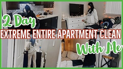 *2 DAY* ENTIRE APARTMENT EXTREME SPEED CLEAN WITH ME💃🏻2021 | SPEED CLEANING MOTIVATION | ez tingz