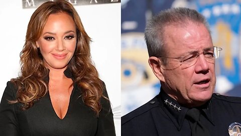 Leah Remini Meets With LAPD Chief & City Attorney