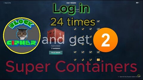 world of warship | 2 free Super Containers