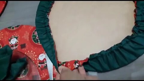 Capa de Souplast para Mesa Posta no Tema Natalino. 🎄🎅