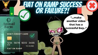 Drip Network Animal Farm Fiat on ramp failure or success