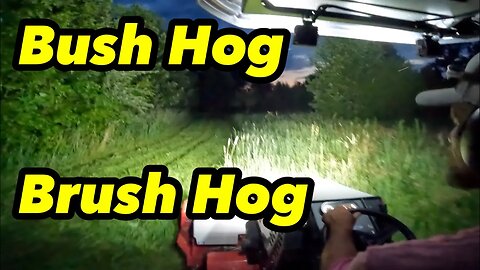 Bush Hogging Plus Chemical Bush Hogging