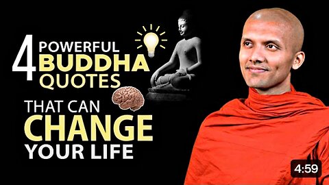 Buddhism 4 Powerful Buddha Quotes That Can Change Your Life | Buddhism In English