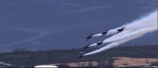 Thunderbirds and Blue Angels continue salute tour