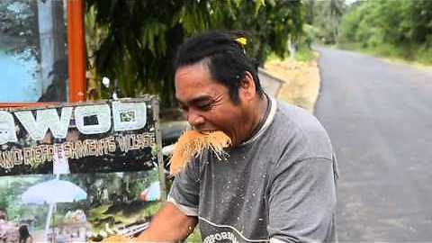 How to open a coconut!