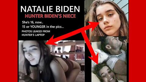 HUNTER BIDEN & HIS NIECE NATALIE.. Cocaine.. She's 16...