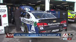 Local fans say goodbye to Dale Earnhardt, Jr.