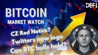 Bitcoin Holds Range into FUD | CZ Red Notice? | Doge is the New Twitter Logo! | Crypto TA