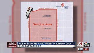 Ride KC offers free-ride coupon for new micro-transit service in Johnson County