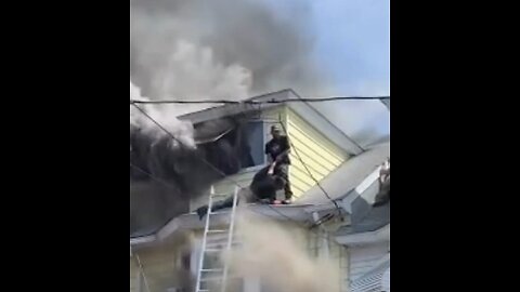 Hero. Man Rescues Two People From Burning Home