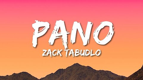 Zack Tabudlo - Pano (Lyrics) "pano naman ako #entertainment #entertainmentmusic #lyrics #musiclyrics