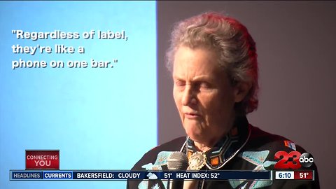 Temple Grandin visits Bakersfield College, shares knowledge on livestock and autism