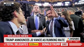 Donald Trump Jr. to MSNBC reporter: 'Get out of here'