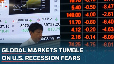 Global Stock Markets Shaken By US Recession Fears; Japan’s Nikkei Sees Worst Day Since 1987 | NE