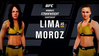 EA Sports UFC 3 Gameplay Maryna Moroz vs Juliana Lima
