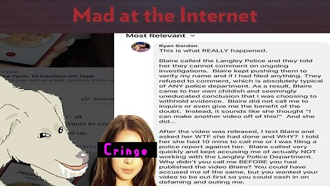 Blaire White Ruins the Yaniv documentary - Mad at the Internet