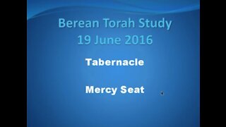 The Tabernacle =Mercy Seat
