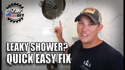 How To Fix a Leaking or Dripping Shower / DIY Replace Shower Cartridge