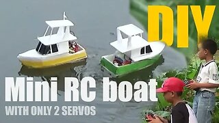 How to make mini RC boat