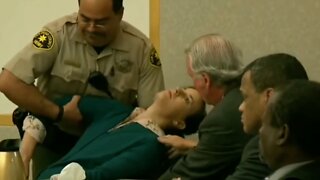 Defendant Diana Lovejoy collapses in court after guilty verdict